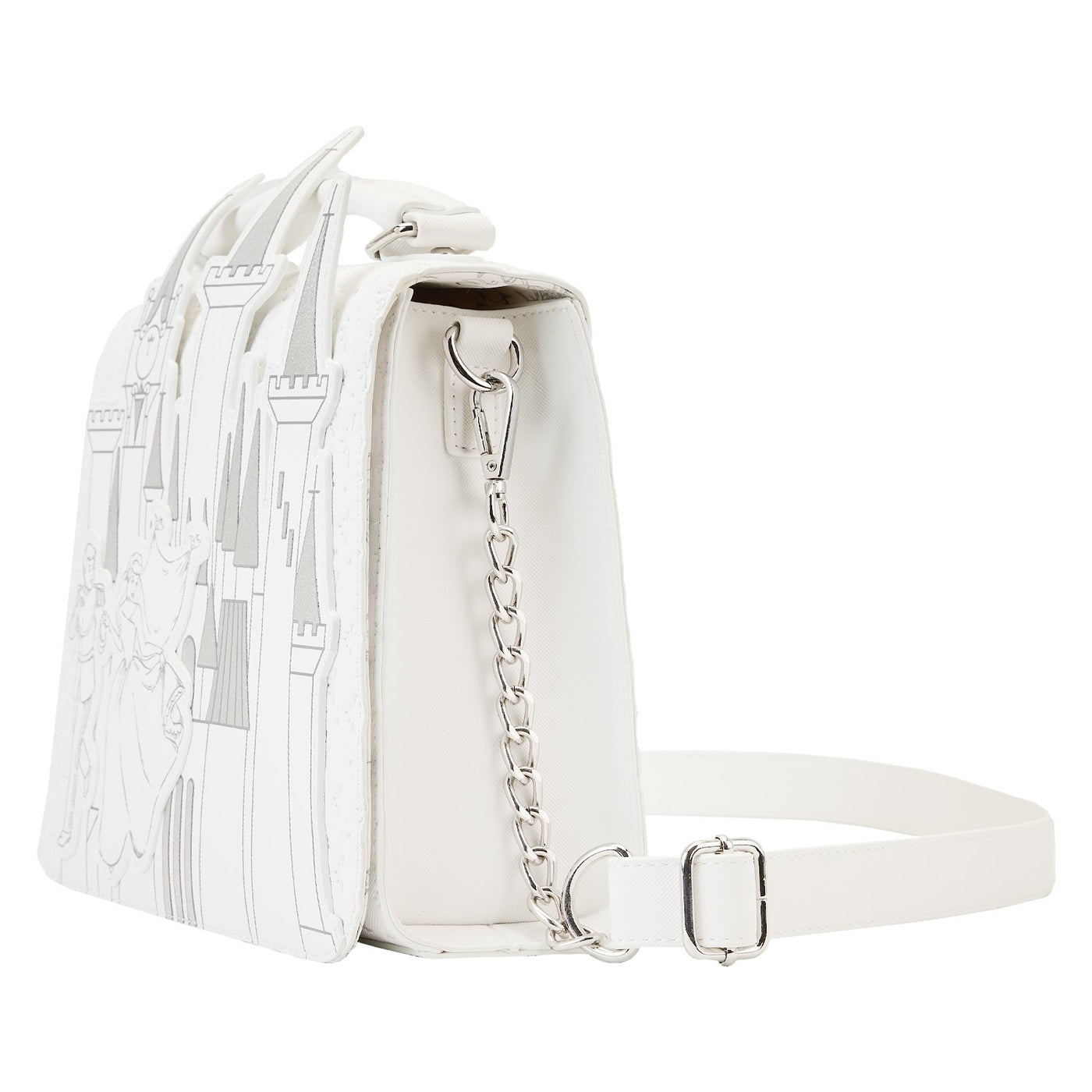 Loungefly Disney Cinderella Happily Ever After Crossbody Bag - Side View - 671803391376