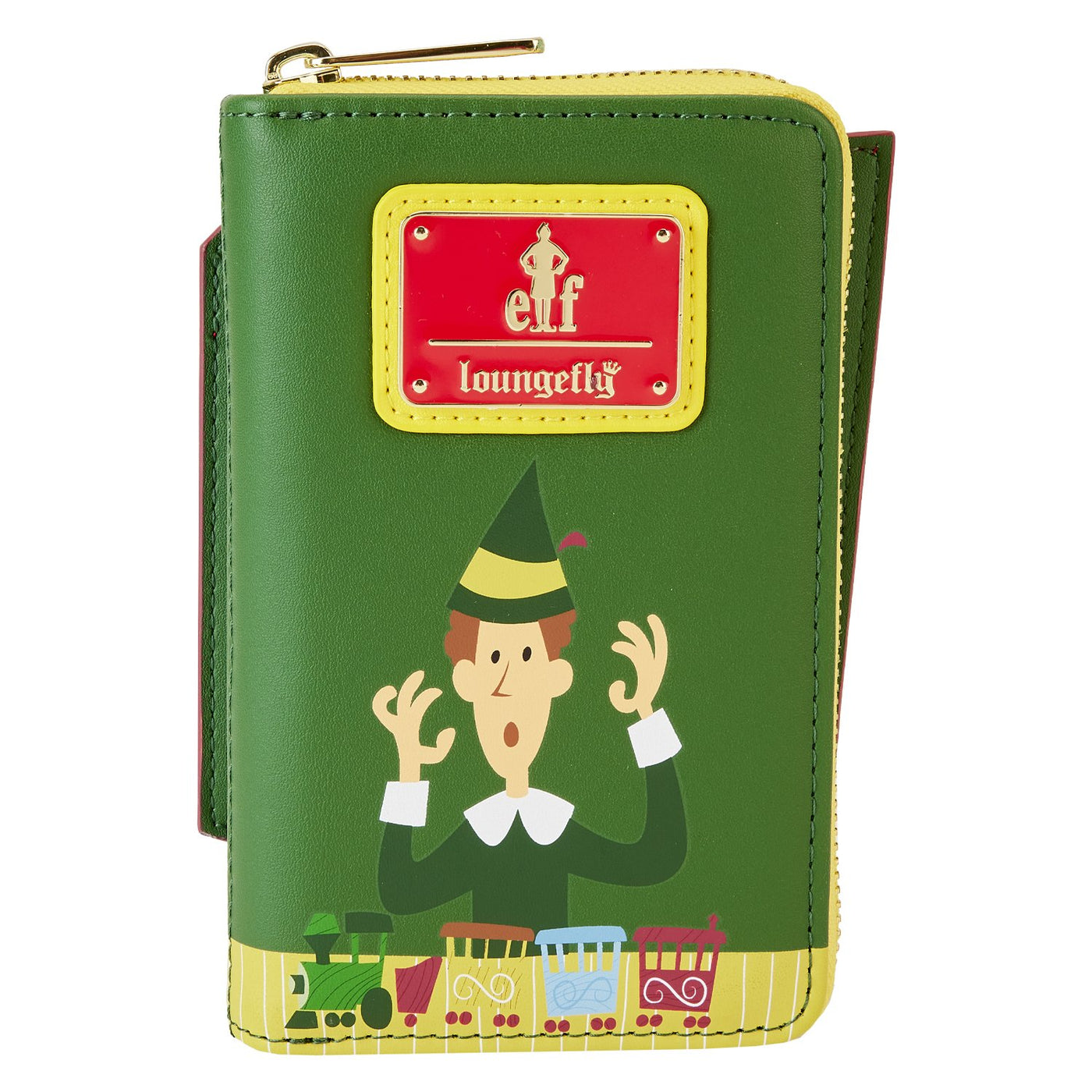 Loungefly Warner Brothers Elf 20th Anniversary Cosplay Zip-Around Wallet - Back