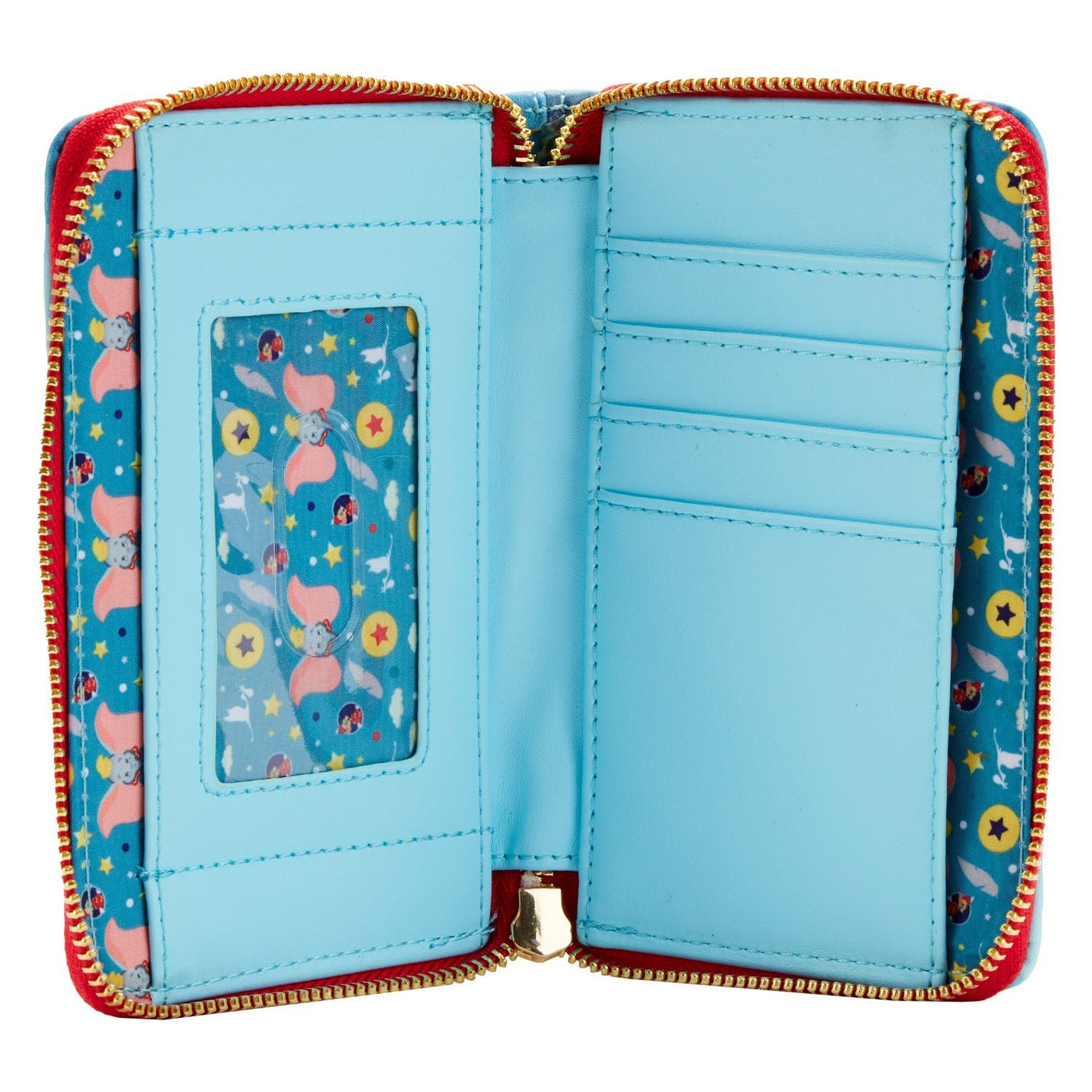 Loungefly Disney Dumbo Book Series Zip-Around Wallet - Interior Lining