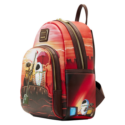 671803448421 - Loungefly Pixar Moments Wall-E Date Night Mini Backpack - Side View