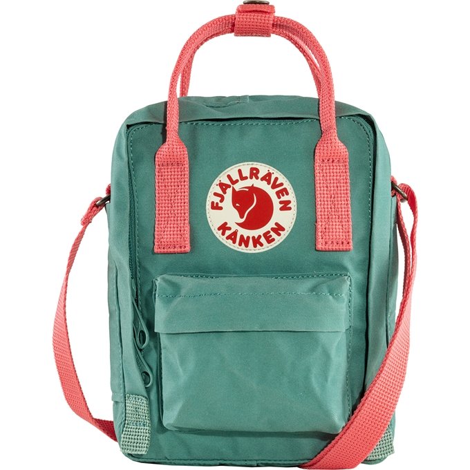 Fjallraven Kanken Sling Bag - Frost Green Peach Pink