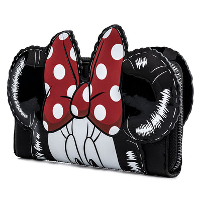 Loungefly Disney Mickey & Minnie Mouse Balloons Cosplay Zip-Around Wallet - Side
