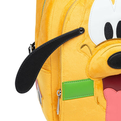 671803464292 - 707 Street Exclusive - Loungefly Disney Pluto Plush Cosplay Mini Backpack - Moveable Ear