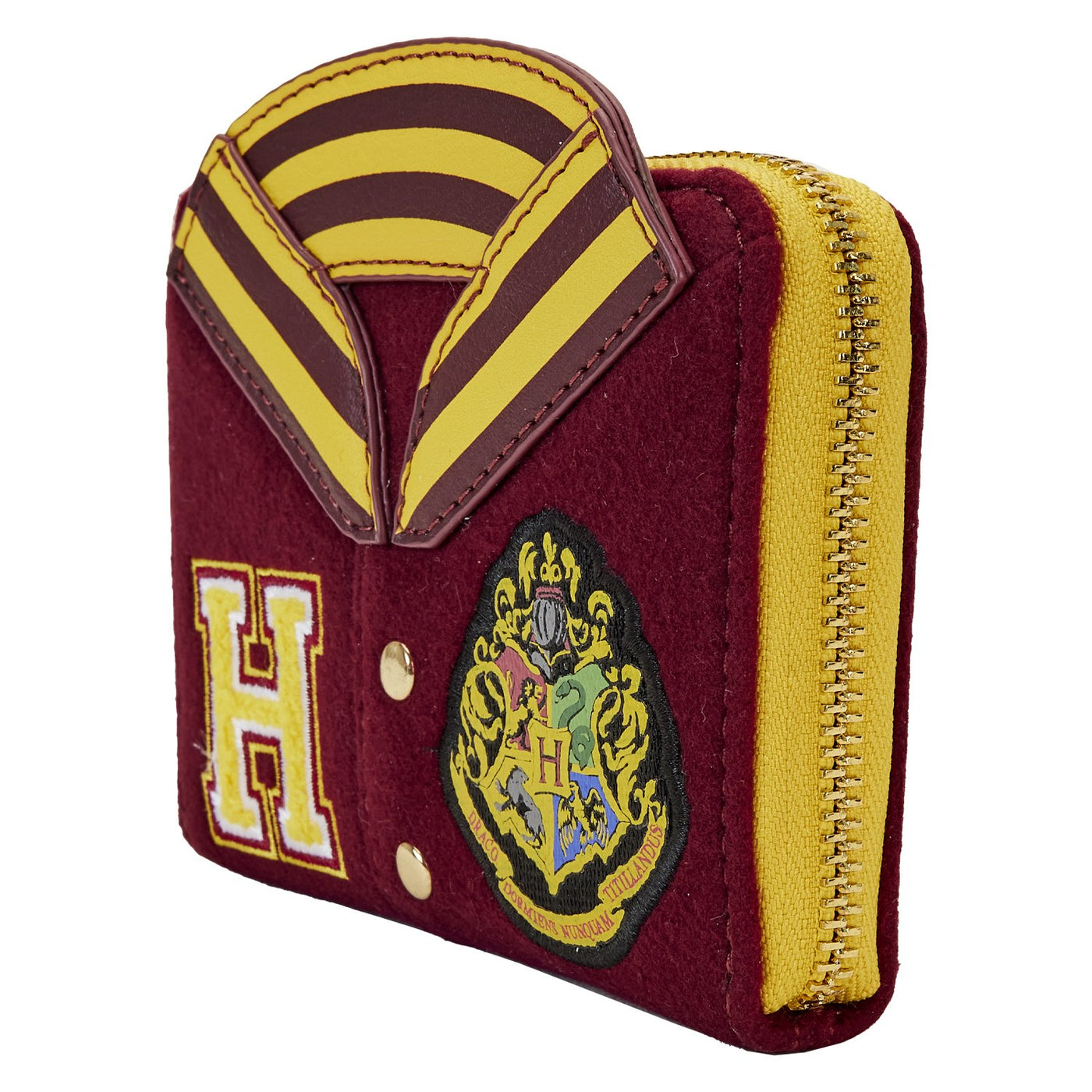 Loungefly Warner Brothers Harry Potter Gryffindor Varsity Zip-Around Wallet - Side View