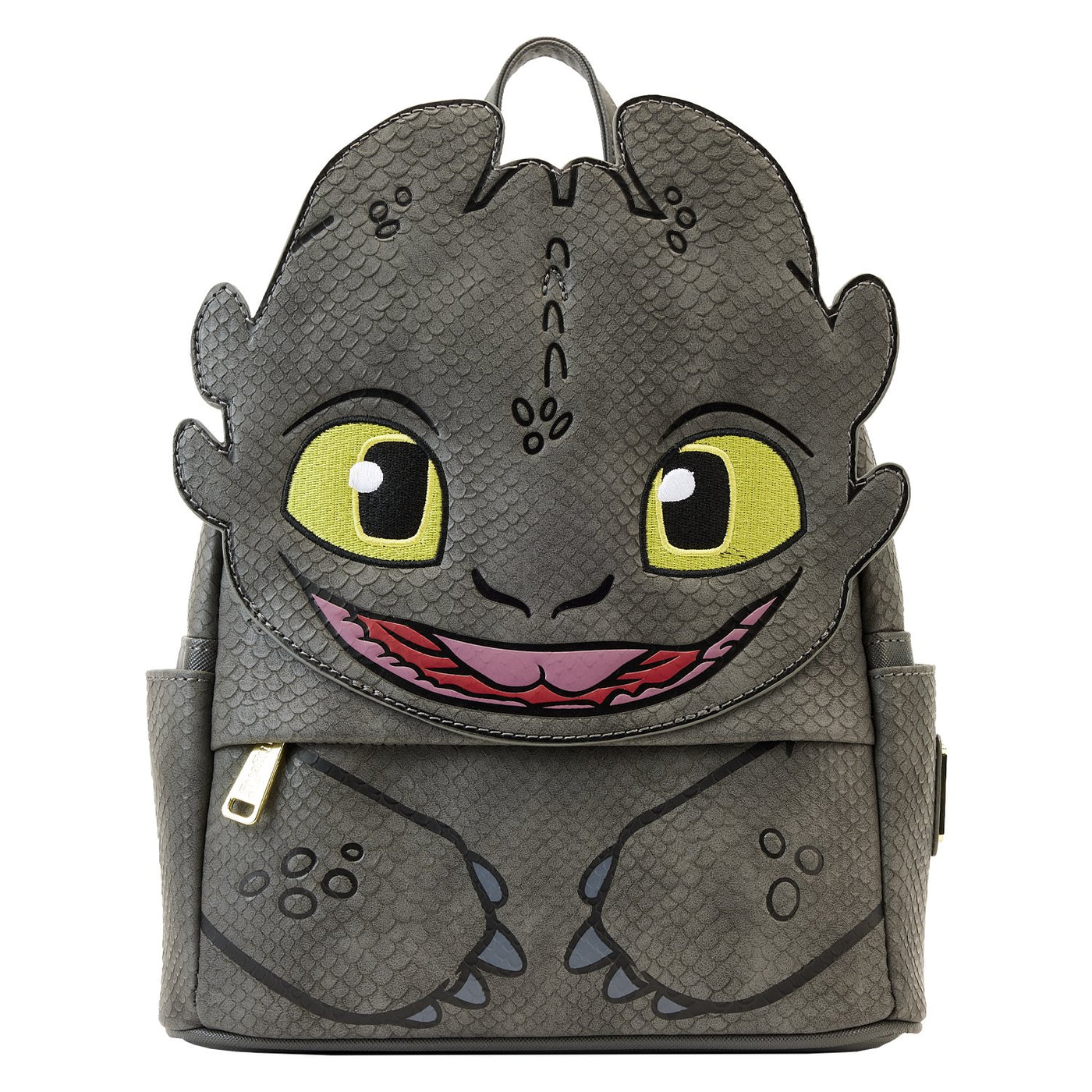 671803392670 - Loungefly Dreamworks How to Train Your Dragon Toothless Cosplay Mini Backpack - Front