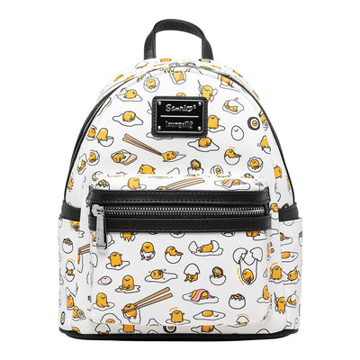 707 Street Exclusive - Loungefly Sanrio Gudetama The Lazy Egg Mini Backpack - Front