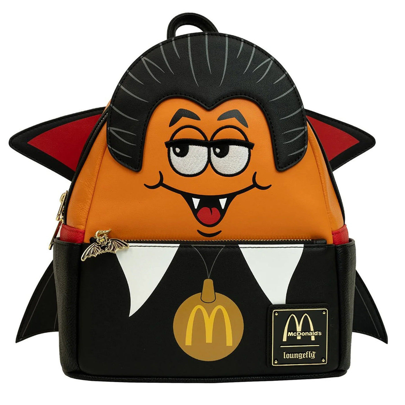 Loungefly McDonald's Vampire McNugget Cosplay Mini Backpack - Entertainment Earth Ex - Front