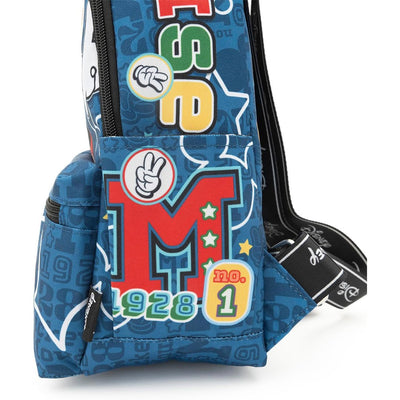 WondaPop Disney Mickey Mouse 13" Nylon Mini Backpack - Side