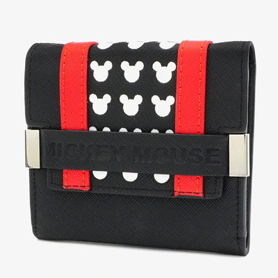 Loungefly x Disney Mickey Mouse Flap Mini Wallet - SIDE