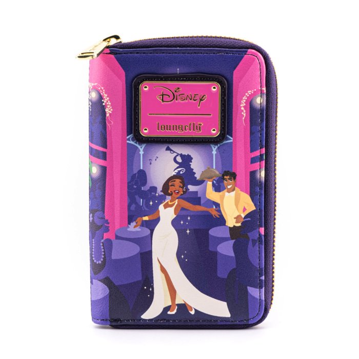 Loungefly Disney Princess and the Frog Tiana's Palace Zip-Around Wallet - Front