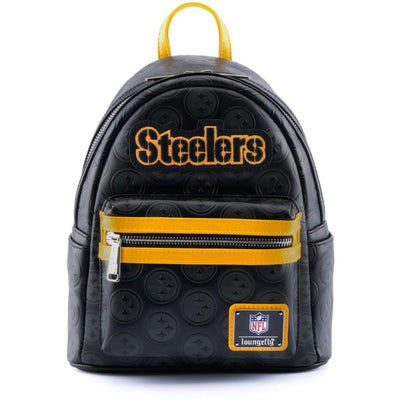 Loungefly NFL Pittsburgh Steelers Logo Allover Print Mini Backpack