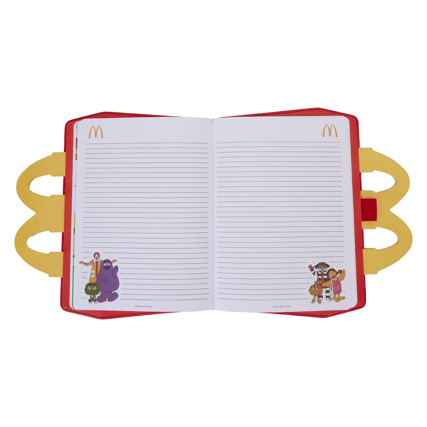 Loungefly McDonald's Happy Meal Lunchbox Notebook - Interior Notebook