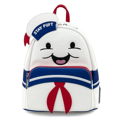Loungefly Ghostbusters Stay Puft Marshmallow Man Mini Backpack - Front