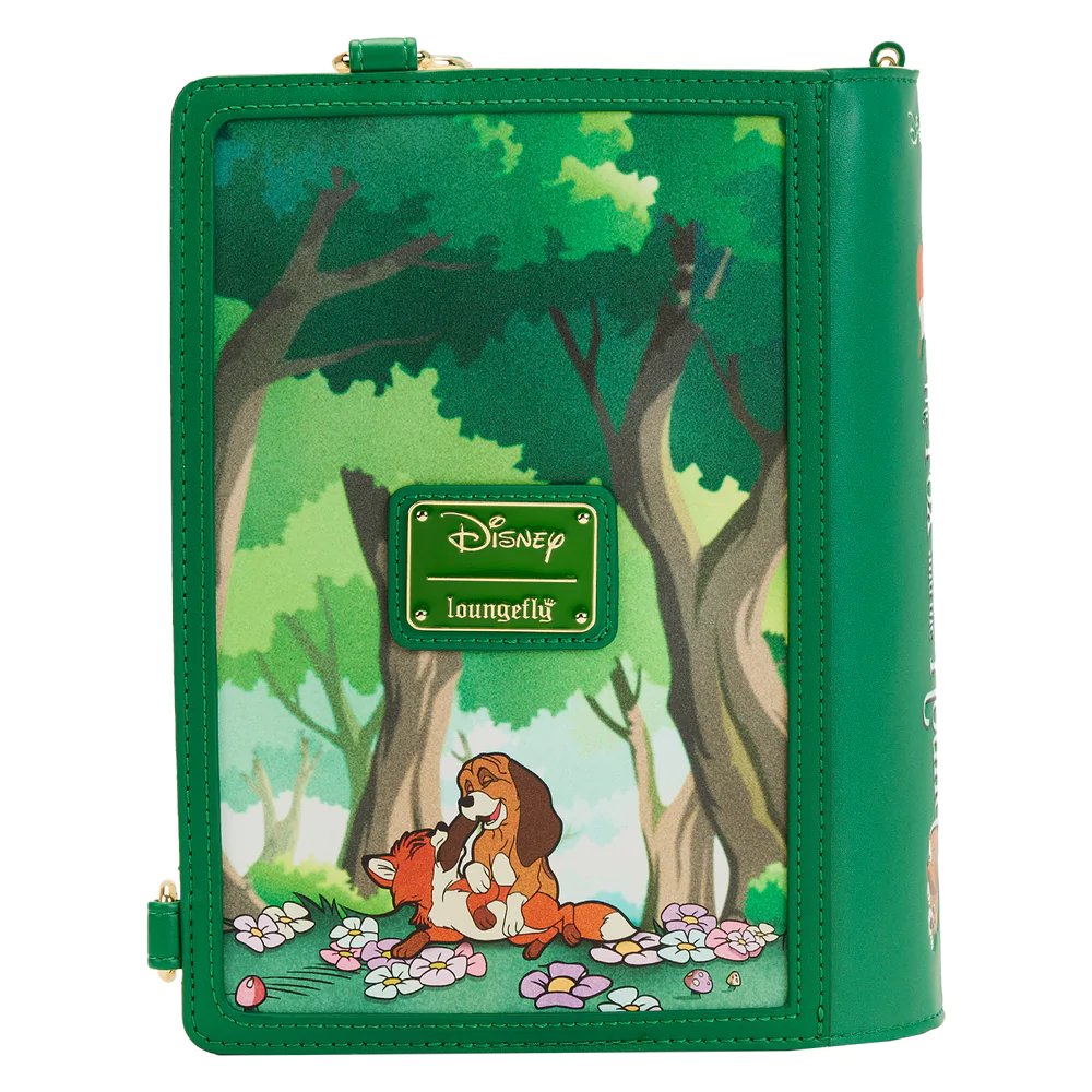 Loungefly Disney Classic Books Fox and the Hound Convertible Crossbody - Back