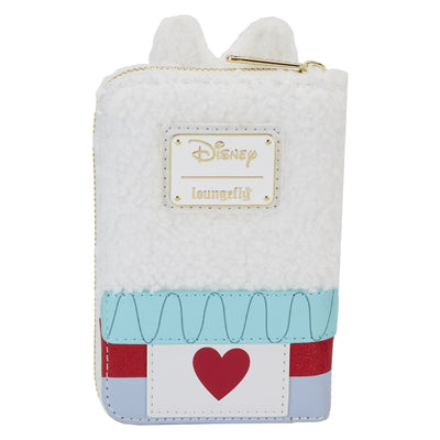 Loungefly Disney Alice in Wonderland White Rabbit Cosplay Zip-Around Wallet - Back