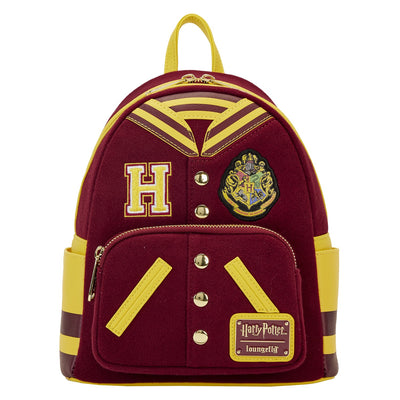 Loungefly Warner Brothers Harry Potter Gryffindor Varsity Mini Backpack - Front