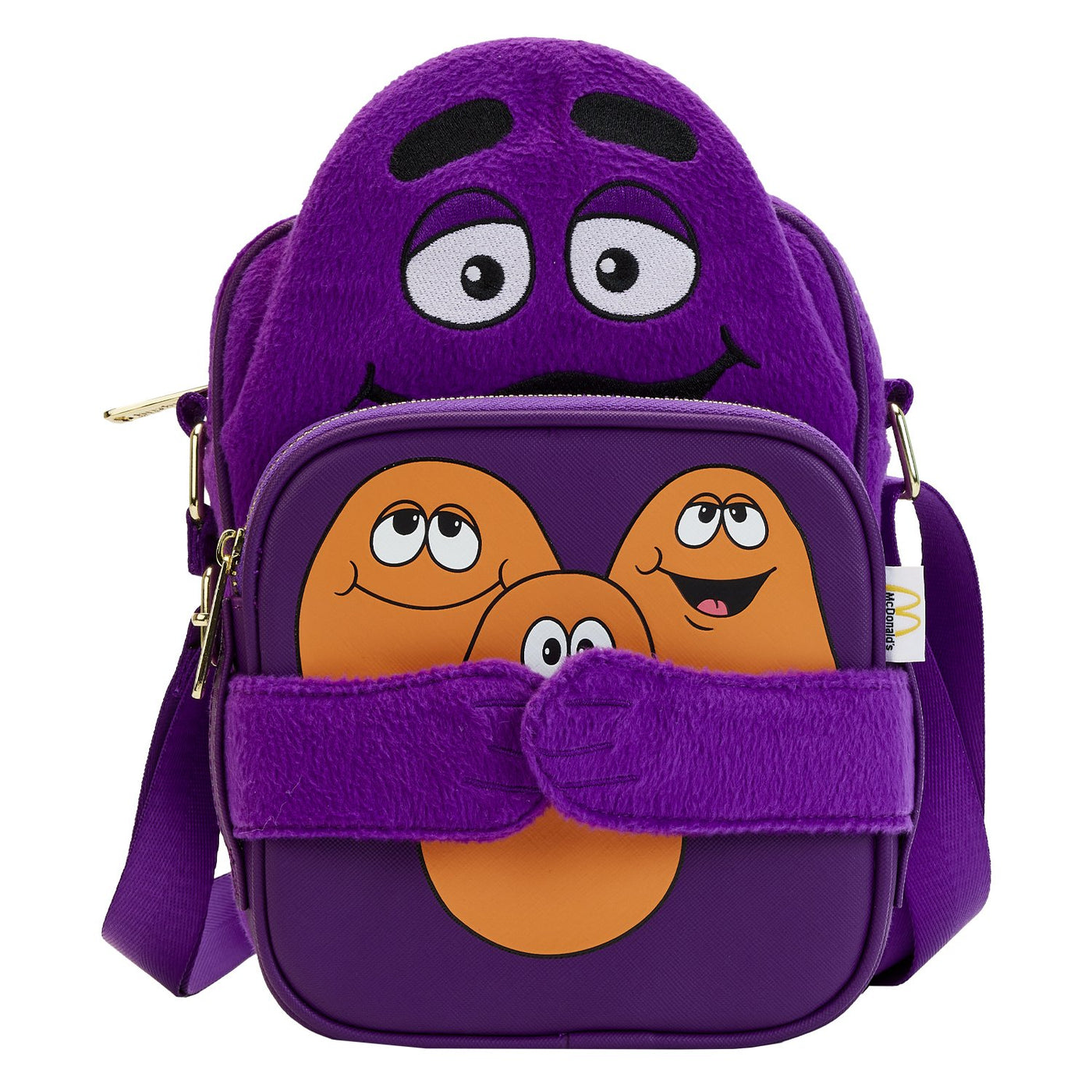 671803451483 - Loungefly McDonald's Grimace Cosplay Crossbuddy - Front