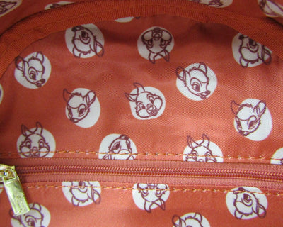 707 Street Exclusive - Loungefly Disney Bambi Floral Allover Print Mini Backpack - Interior Lining