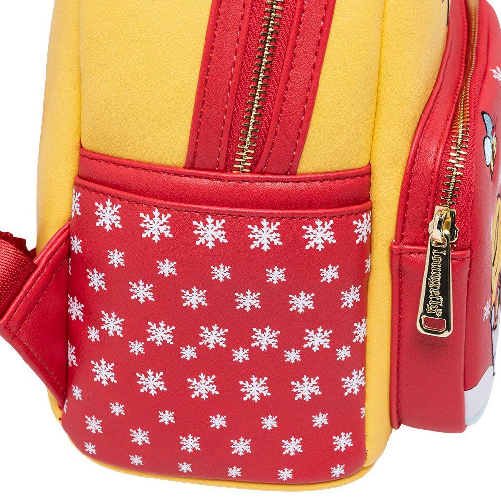 707 Street Exclusive - Loungefly Disney Santa Winnie the Pooh Cosplay Mini Backpack - Side Pocket