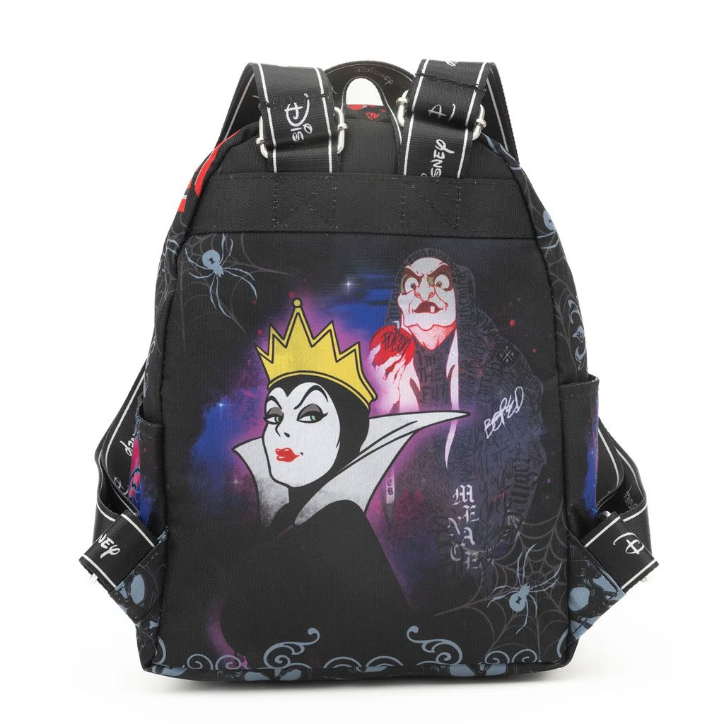 WondaPop Disney Villains Snow White Evil Queen 13" Nylon Mini Backpack - Back