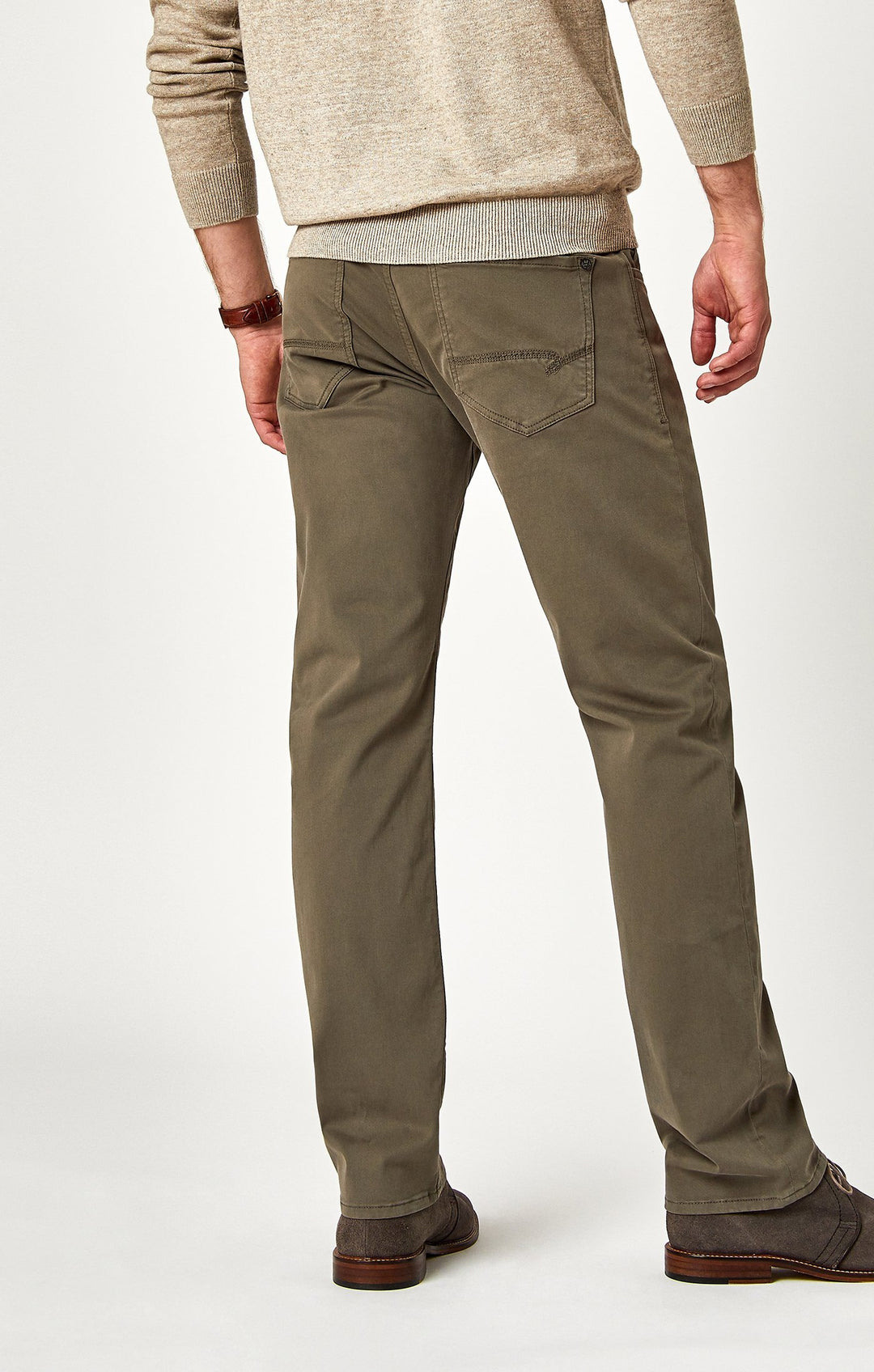 Zach Regular Rise Straight Leg Pants