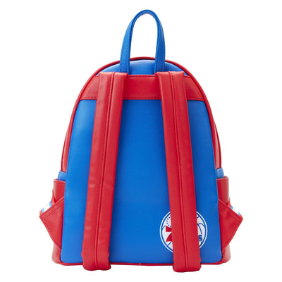 671803451865 - Loungefly NBA Philadelphia 76ers Patch Icons Mini Backpack - Back