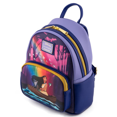 Loungefly Disney Pocahontas Just Around The River Bend Mini Backpack - Top