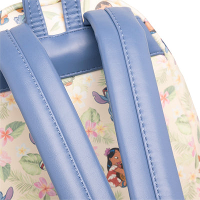 671803438415 - 707 Street Exclusive - Loungefly Disney Lilo and Stitch Hula Dance Mini Backpack - STRAPS