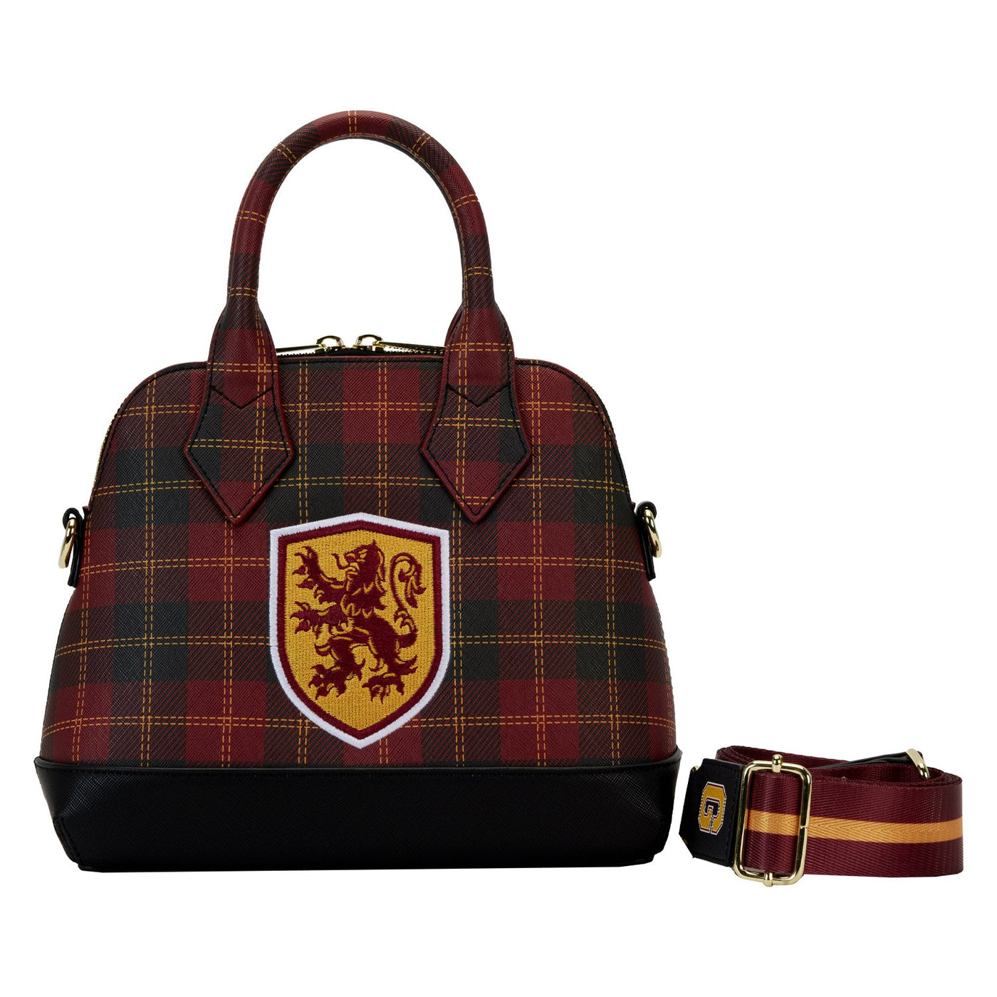Loungefly Warner Brothers Harry Potter Varsity Gryffindor Plaid Crossbody - Front