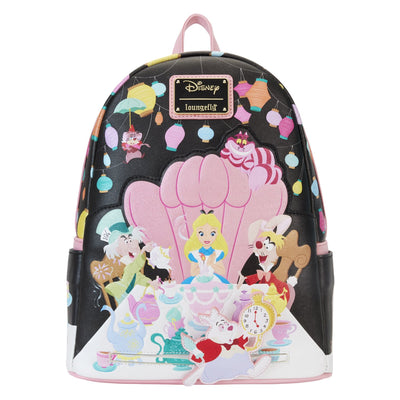 Loungefly Disney Alice in Wonderland Unbirthday Party Mini Backpack - Front