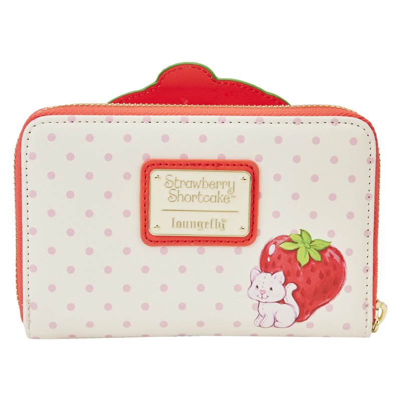 Loungefly Strawberry Shortcake Strawberry House Zip Around Wallet - Back