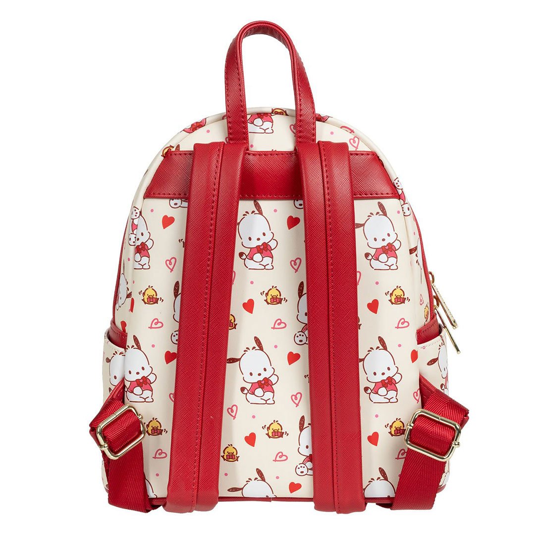 Loungefly Sanrio Pochacco Hearts Mini Backpack - Back
