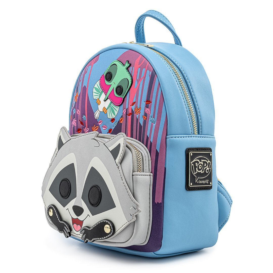 Funko POP! Loungefly Disney Pocahontas Meeko & Flit Earth Day Cosplay Mini Backpack
