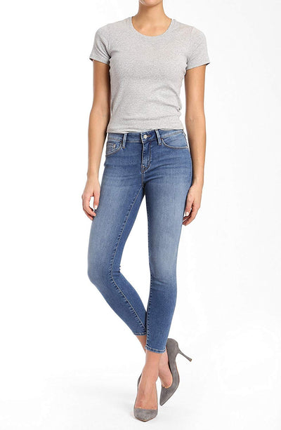 Adriana Mid Rise Super Skinny Jeans