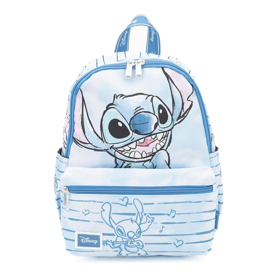WondaPop Disney Stitch 13" Nylon Mini Backpack - Front