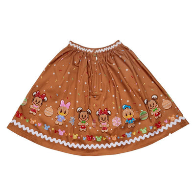 Stitch Shoppe by Loungefly Disney Gingerbread Friends Sandy Skirt - Product Back