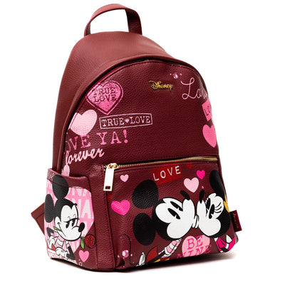 WondaPop Disney Valentine Mickey and Minnie Mini Backpack - Side View