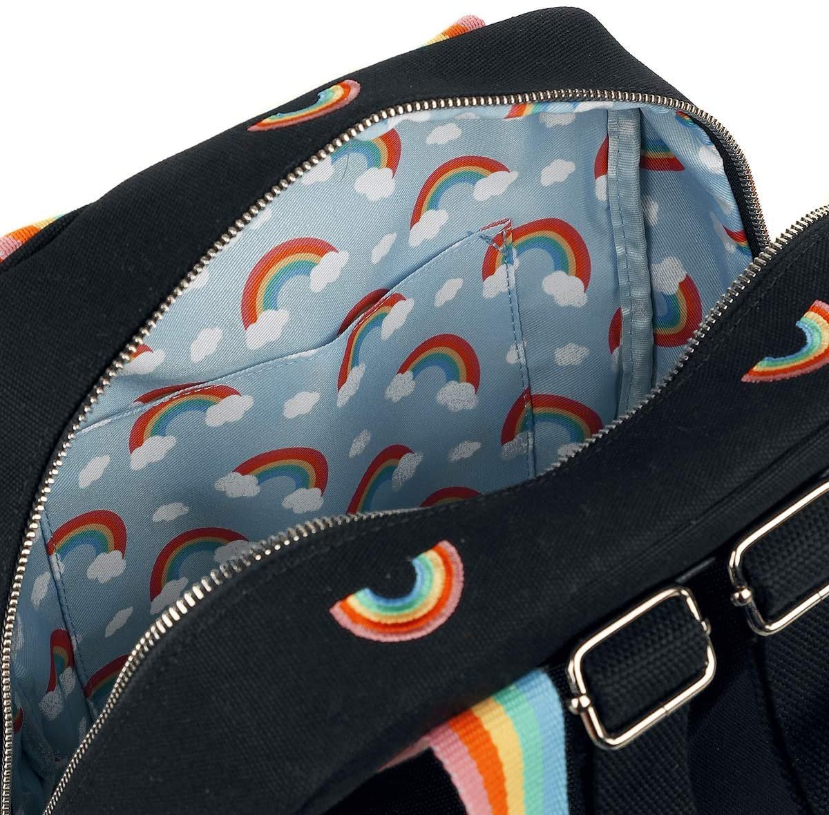 Pastel Rainbow Pride Canvas Mini Backpack
