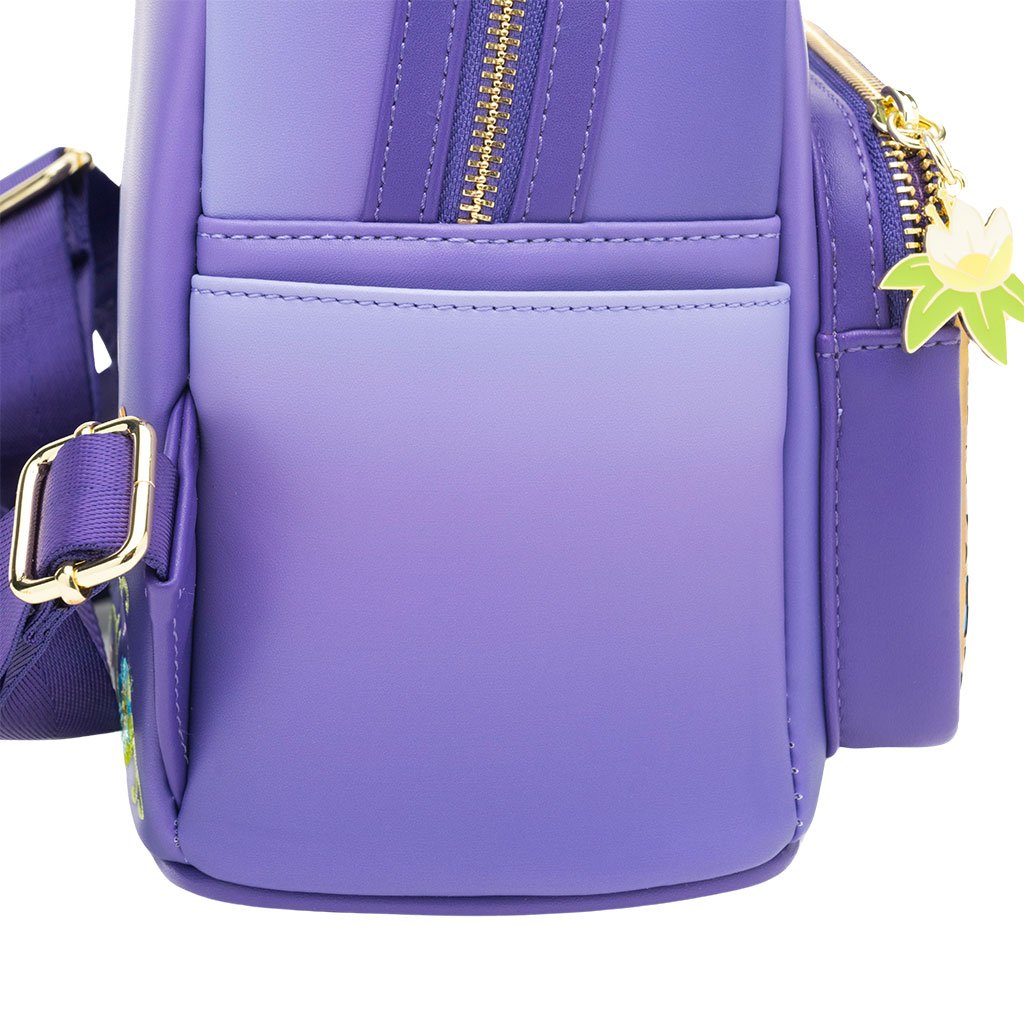 671803454217 - 707 Street Exclusive - Loungefly Disney Princess Dreams Series Tiana Mini Backpack - Side Pocket