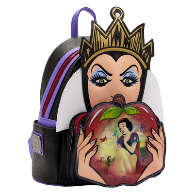 Loungefly Disney Villains Scene Evil Queen Apple Mini Backpack - Lenticular Screen