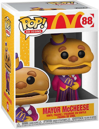 Funko Pop! Ad Icons: McDonald's - Mayor McCheese, Multicolor, 4.5 inches