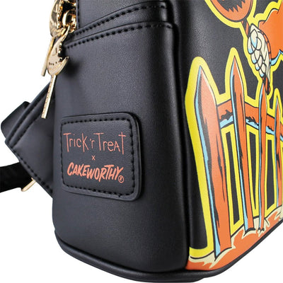 Cakeworthy Trick 'R Treat Retro Backpack - Side Pocket