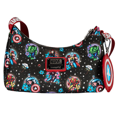 Loungefly Marvel Avengers Tattoo Shoulder Bag - Back