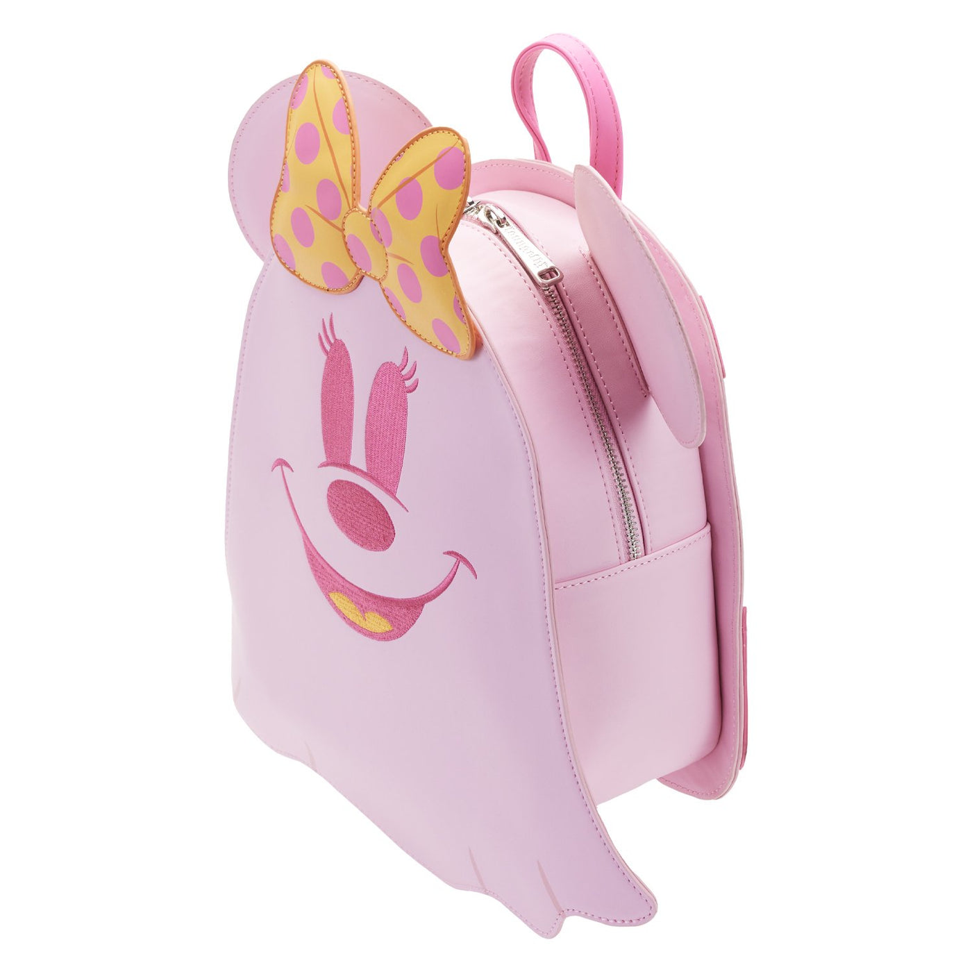 Loungefly Disney Pastel Ghost Minnie Glow in the Dark Mini Backpack - Top View