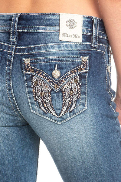 Just Wing It Slim Bootcut Jeans