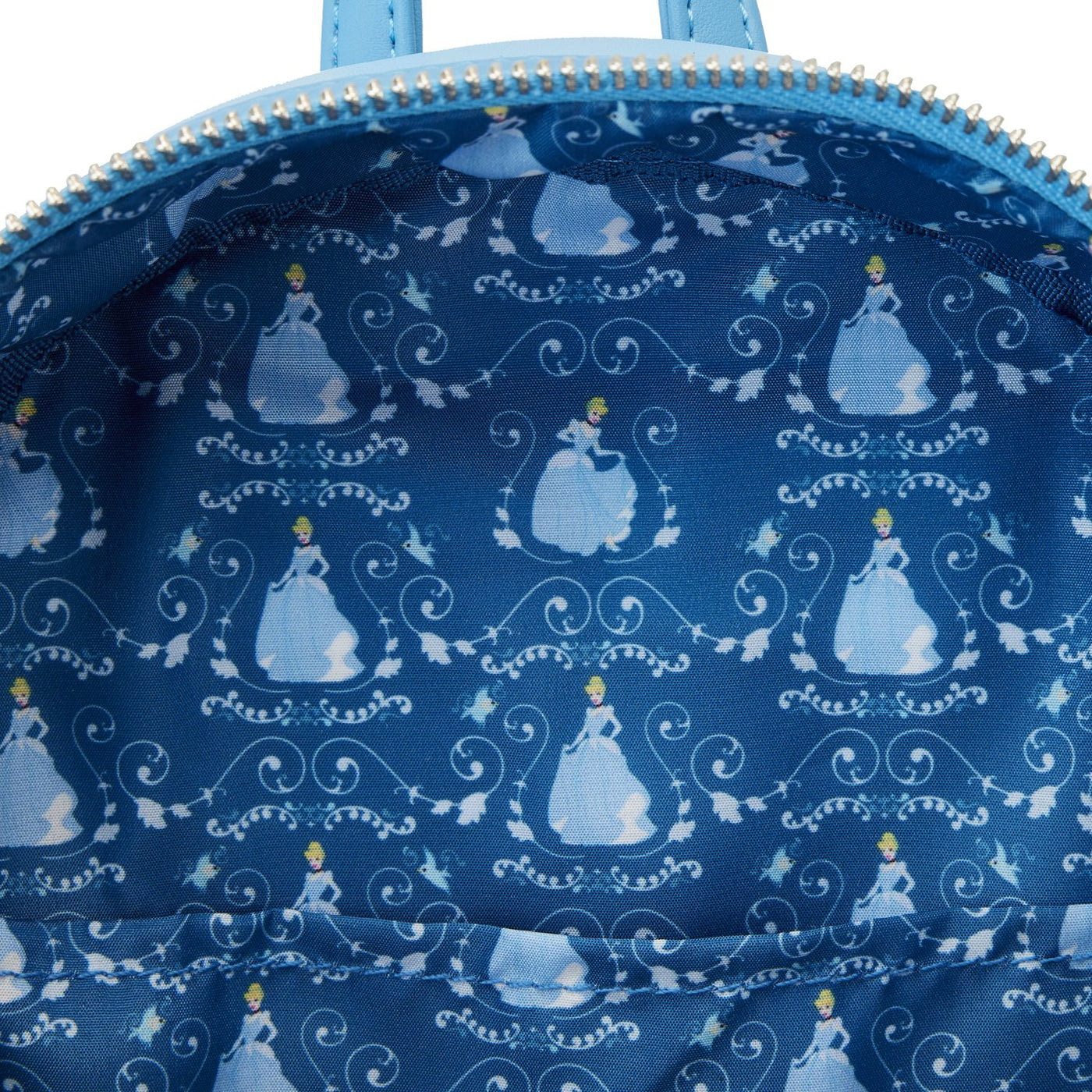 671803455450 - Loungefly Disney Cinderella Princess Lenticular Series Mini Backpack - Interior Lining