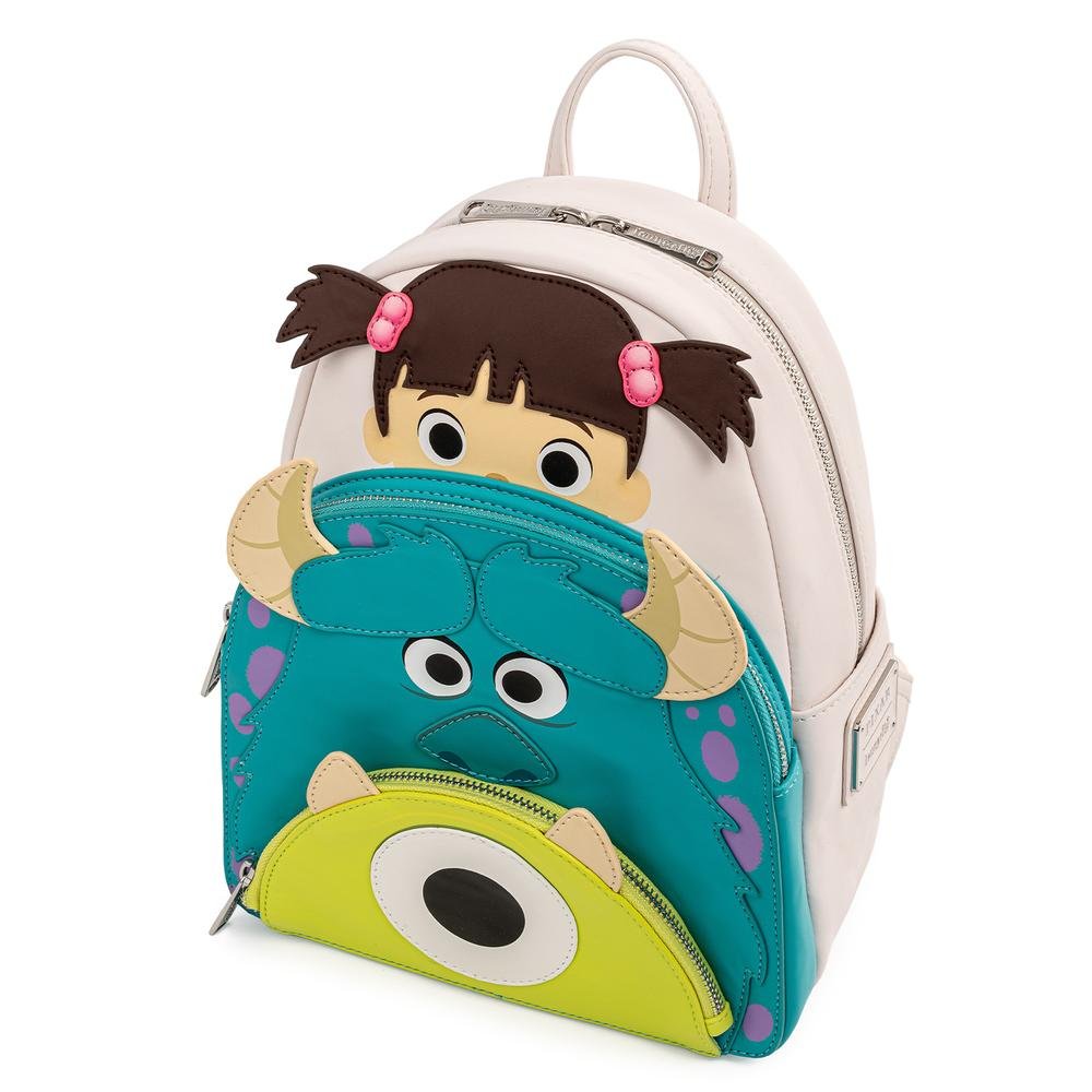 Loungefly Disney Pixar Monster's Inc Boo Mike Sully Cosplay Mini Backpack - Top