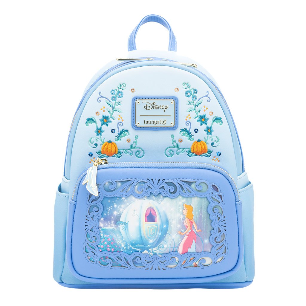 Loungefly Disney Princess Dreams Series Cinderella Mini Backpack - 707 Street Exclusive - Front
