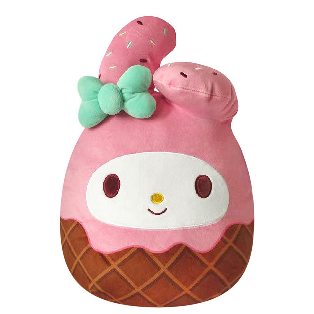 Sanrio Love Sweets 8" My Melody Waffle Cone Plush Toy - Front