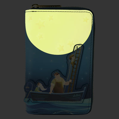 Loungefly Pixar La Luna Glow Zip-Around Wallet - Glow in the Dark